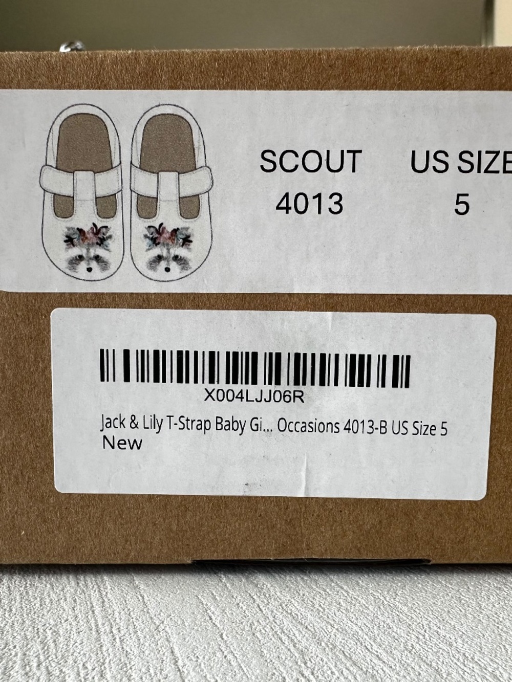 Size 5 Jack and Lily shoes NEW - Picture 2 of 2